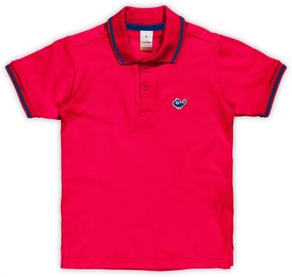 Camisa Polo Infantil Menino - Vermelho - 16