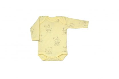 Body Bebê Manga Longa - Amarelo - GG