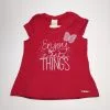 Blusa Infantil Menina - Vermelho - 3