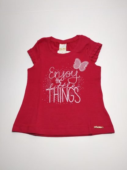 Blusa Infantil Menina - Vermelho - 3