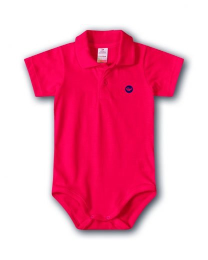 Body Polo Bebê Menino - Vermelho - 3