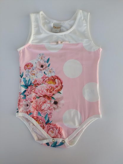 Body Infantil Floral Menina