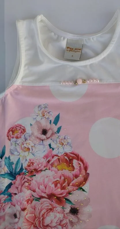 Body Infantil Floral Menina