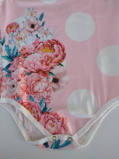 Body Infantil Floral Menina