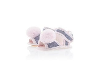 Sandália Bebê com Pompom Menina - Rosa - 5