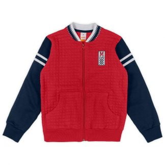 Jaqueta Infantil em Moletom Ribana Matelassê - Vermelho - 16