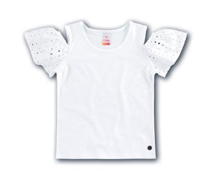 Blusa Infantil Menina - Branco - 16