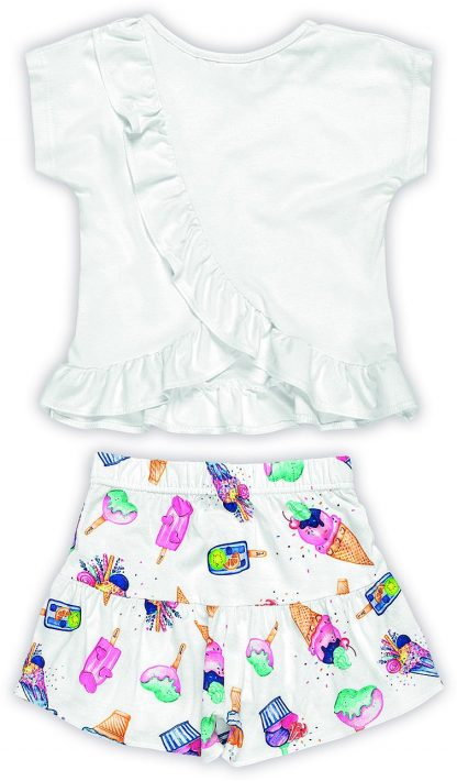 Conjunto Infantil Blusa e Short Menina