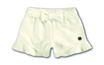 Short Infantil Menina - Bege - 6