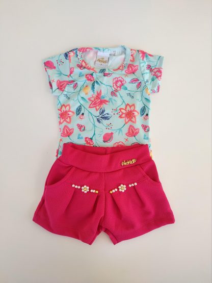 Conjunto Bebê Body e Short - RS - G