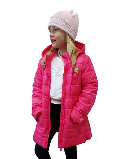 Jaqueta Infantil Puffer Alongadinha Marisol Menina - Rosa - 16