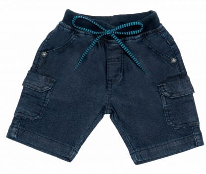 Bermuda Jeans Infantil Menino - Azul-marinho - 3