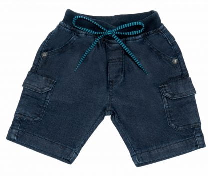 Bermuda Jeans Infantil Menino - Azul-marinho - 3