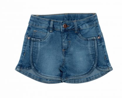 Short Jeans Infantil Menina - Azul - 8