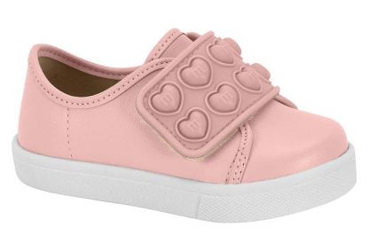 Tênis Bebê Menina Sem cadarço Pop It - Rosa - 20