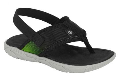 Chinelo Infantil Bebê Com Elástico Menino - Preto - 26