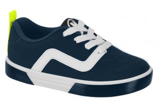 Sapato Infantil Casual com Cadarço - Azul-marinho - 26