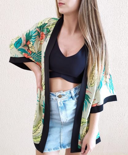 Kimono Cardigan Quimono Feminino de Verão