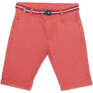 Bermuda Infantil Jeans Casual - Vermelho - 8