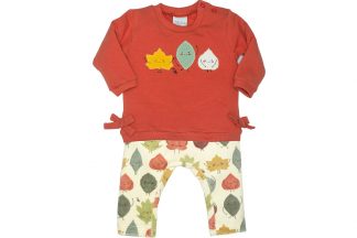 Conjunto Bebê Blusão Moletinho e Calça Plush Menina - Vermelho - 3