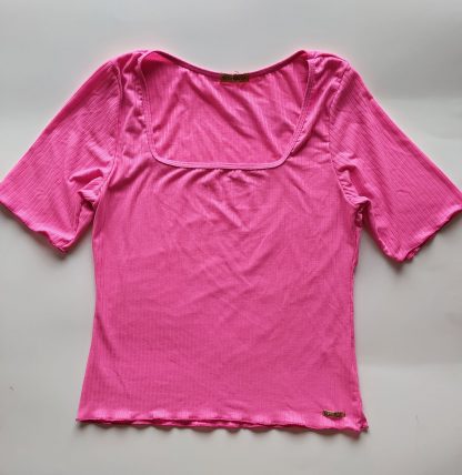 Blusa Feminina Canelada Decote Quadrado