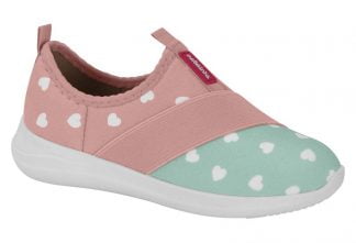 Tênis Infantil Menina Sem Cadarço Calça Fácil Molekinha - Rosa - 31
