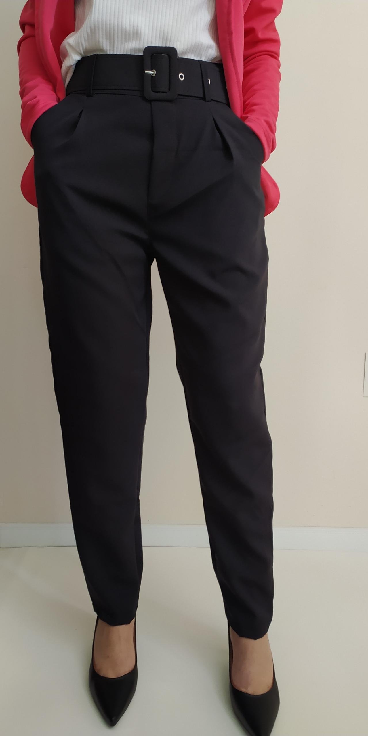 Calça de best sale alfaiataria feminina preta