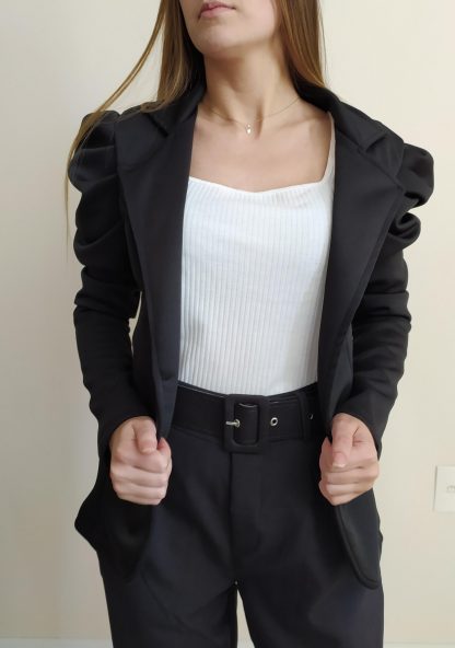 Blazer Feminino Manga Bufante