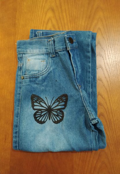 Calça Wide Leg Jeans Infantil Juvenil Menina