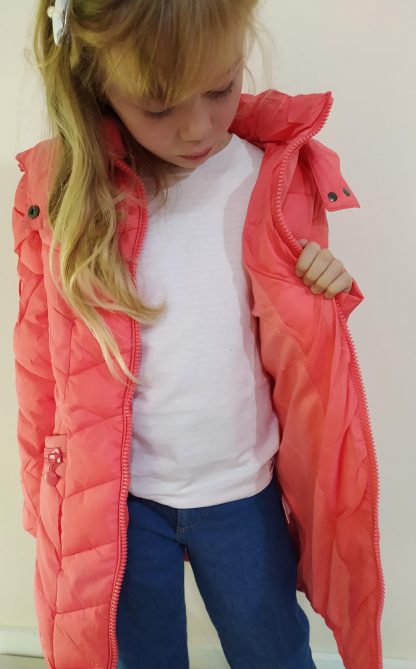 Jaqueta Parka Infantil Juvenil Menina - Rosa - 4