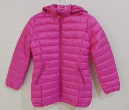 Jaqueta Infantil Juvenil Puffer Microfibra Bobojaco Menina - Rosa Pink - 6