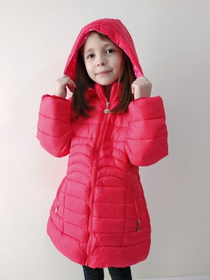 Jaqueta Infantil Juvenil Puffer Microfibra Bobojaco Menina - Vermelho - 6