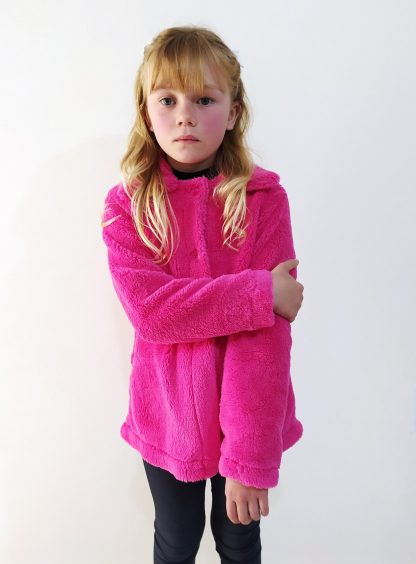 Casaco Teddy Infantil Juvenil Menina - Rosa Pink - 16