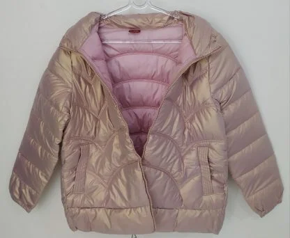Jaqueta Metalizada Puffer Puf Bobojaco Gominho Feminina