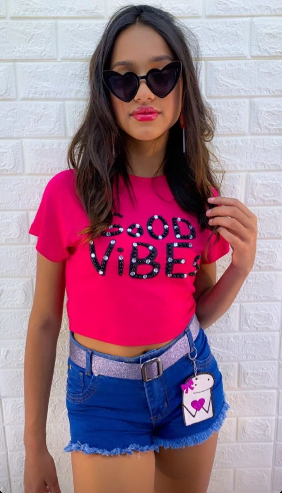 Short jeans para sales menina