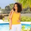 Conjunto Feminino Kimono e Blusa Moda Verão até o Plus Size