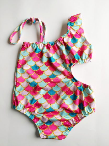 Maiô Biquini Infantil Menina Roupa Moda Praia - Maio Sereia - 12