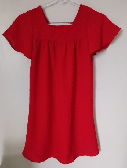 Vestido Infantil Juvenil Menina Vermelho Natal