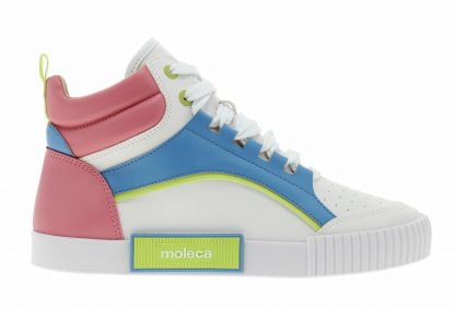 Tenis Casual Cano Alto Moleca 5740.205 Feminino Colorido