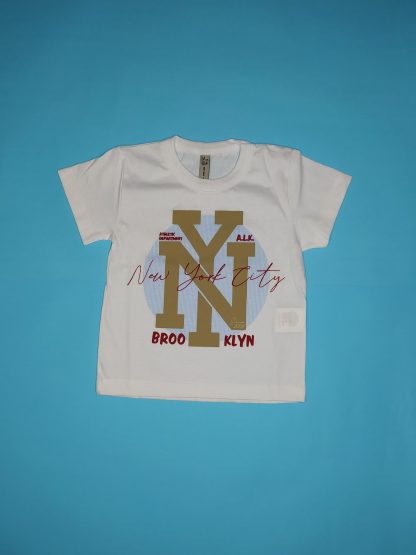 Conjunto Infantil Camiseta, Camisa e Bermuda